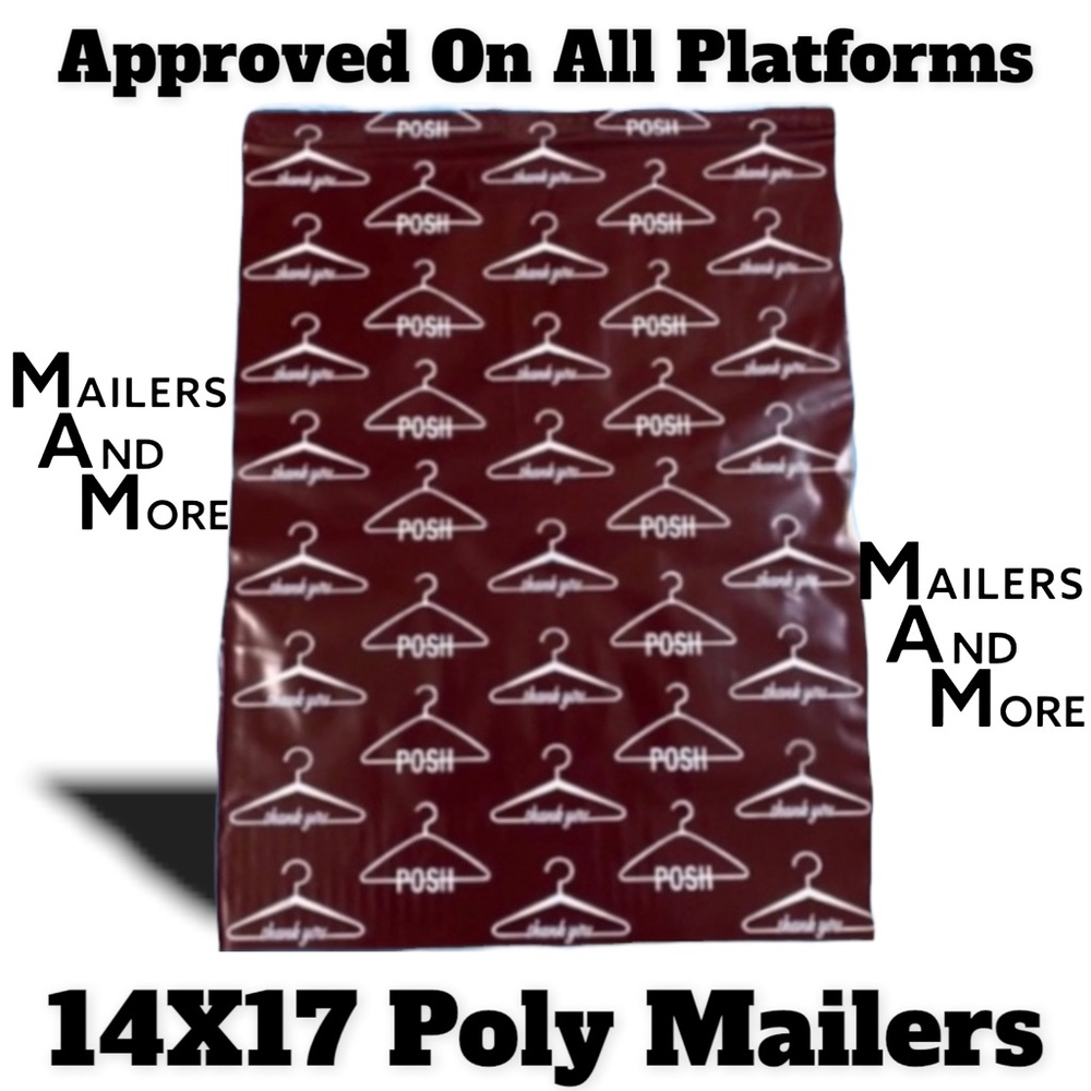 25 14X17 Poly Mailers Posh Hanger Shipping Envelopes PRICE IS FIRM - Picture 5 of 7